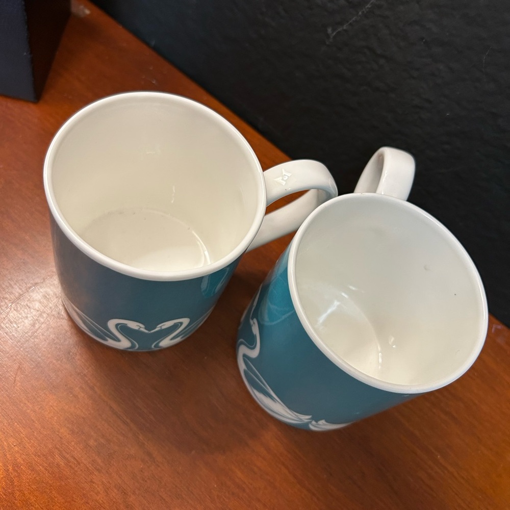 Roy‎ Kirkham Fine Bone China Swan Mug Set of 2 New - Picture 5 of 6